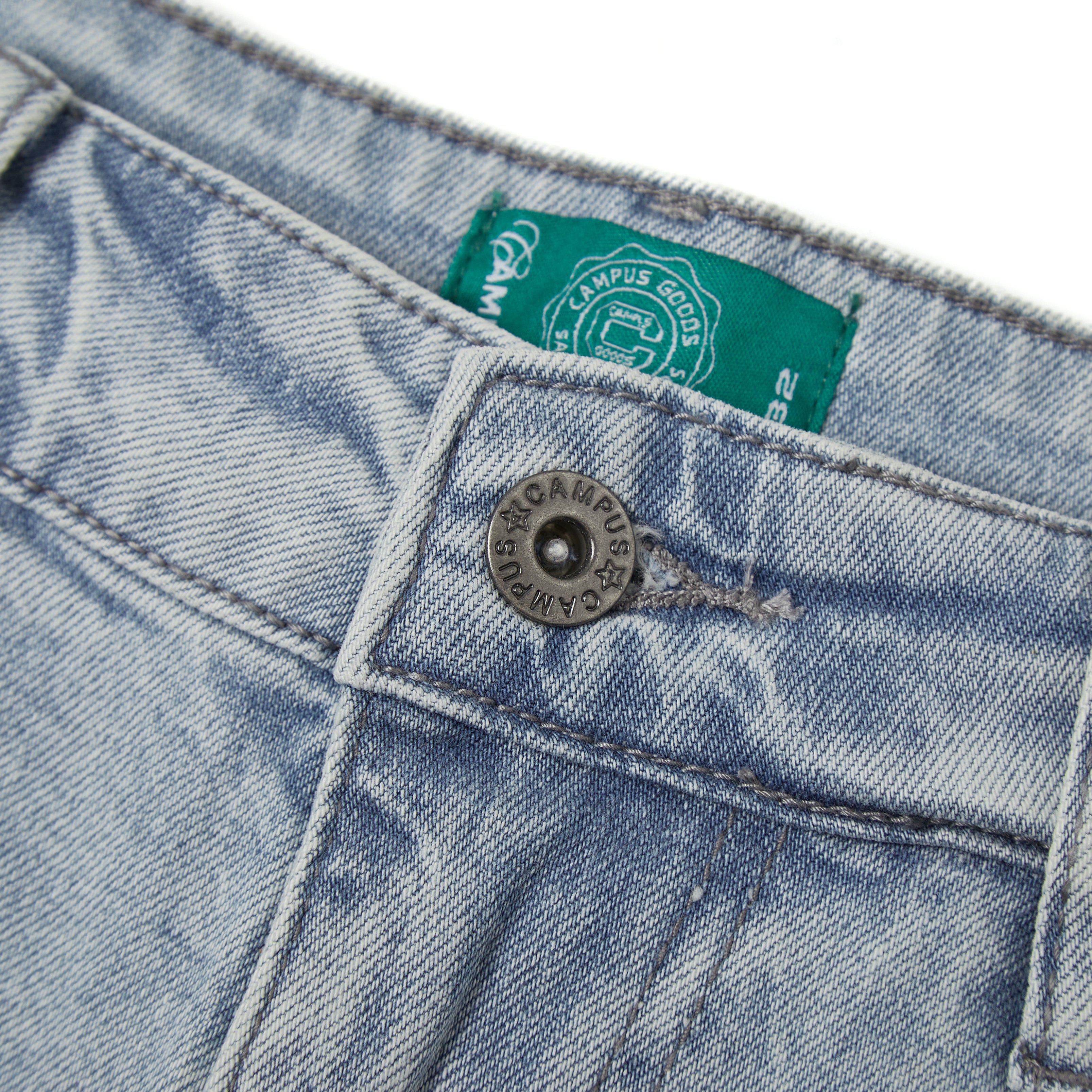 Electric Storm Jorts (Blue Wash)
